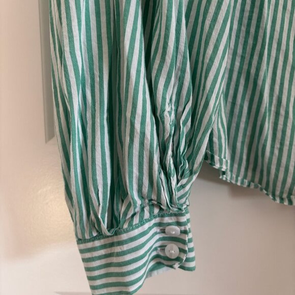 A New Day Striped Button up Tunic Size L - Picture 5 of 5